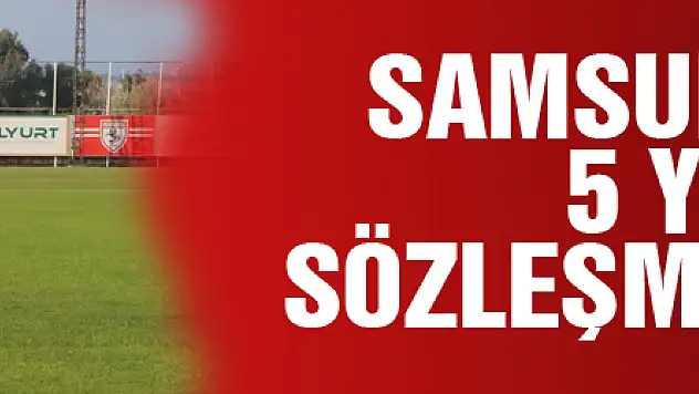 Ertuğrul Sağlam, Samsunspor ile 5 yıllık sözleşme imzaladı