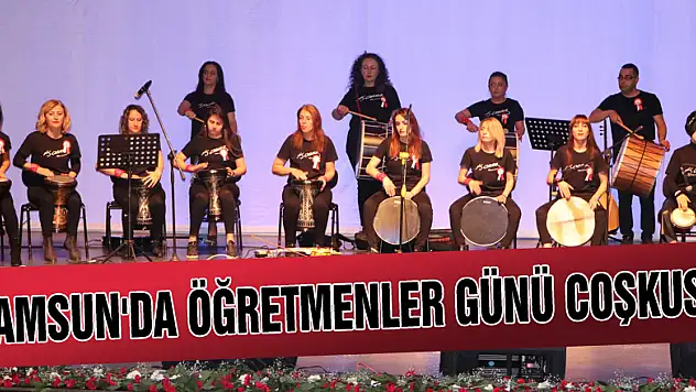 Samsun'da Öğretmenler Günü coşkusu