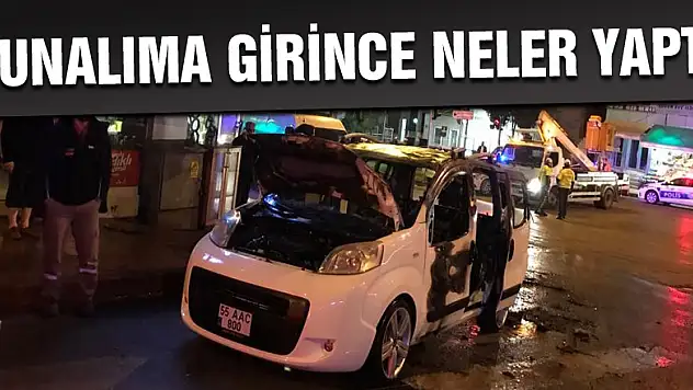 Bunalıma giren şahıs kendi aracını yaktı