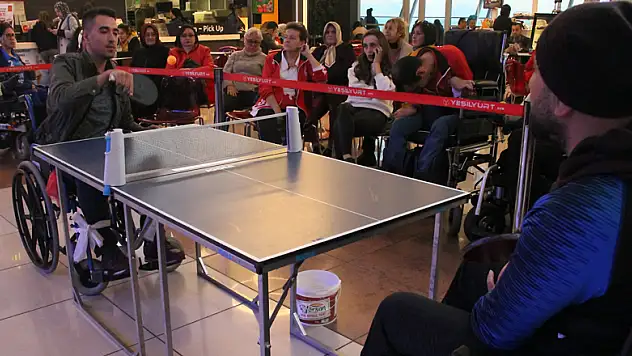 Engelli oyuncular farkındalık oluşturdu