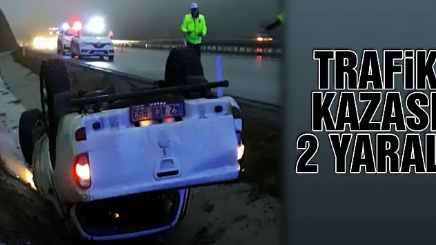 Samsun'da trafik kazası: 2 yaralı