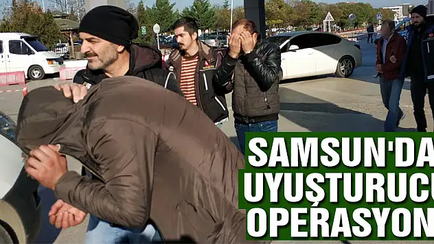 Samsun'da uyuşturucu operasyonu: 4 gözaltı