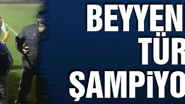 Beyyenicespor Türkiye Şampiyonasında