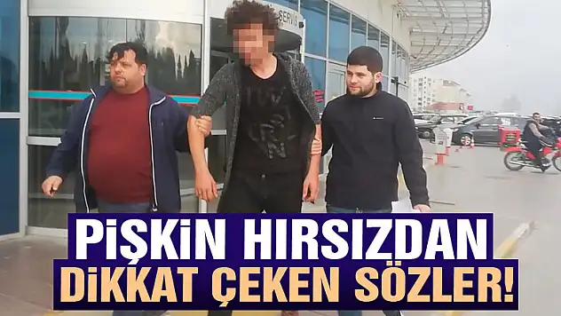 Pişkin hırsızlık zanlısı: 'Yakışıklı olmam lazım, hayranlarıma selamlar'