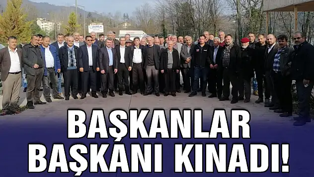 BAŞKANLAR BAŞKANI KINADI!