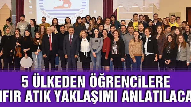 5 ülkeden öğrencilere sıfır atık yaklaşımı anlatılacak