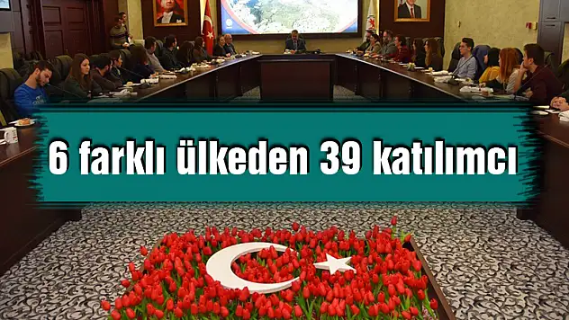 6 farklı ülkeden 39 katılımcı