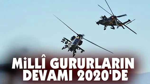 Millî gururların devamı 2020'de