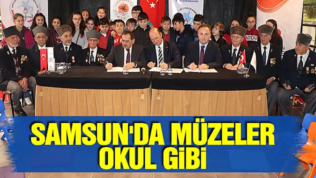 Samsun'da müzeler okul gibi