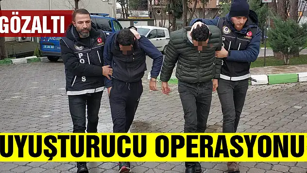 Samsun'da uyuşturucu operasyonu: 4 gözaltı