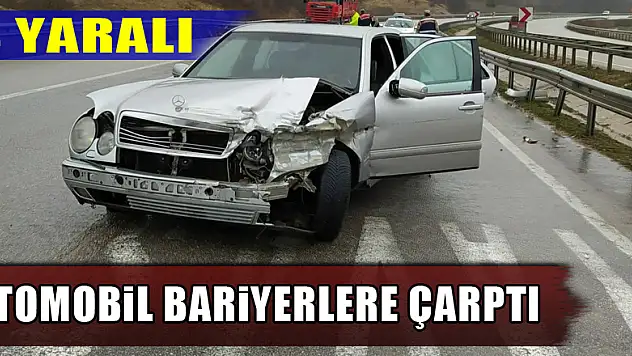 Samsun'da otomobil bariyerlere çarptı: 4 yaralı