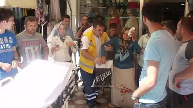 Motosikletin Çarptığı Kadın Yaralandı