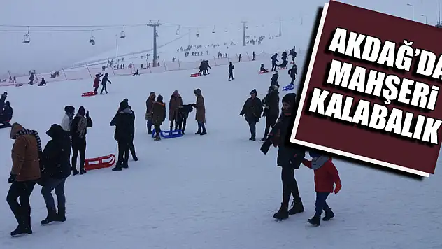 Akdağ'da mahşeri kalabalık