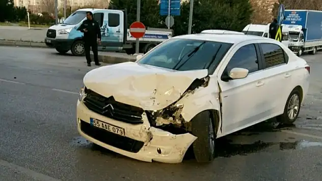 Samsun'da trafik kazası: 2 yaralı