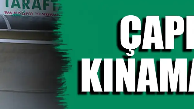 Çapkın'dan kınama ve tepki