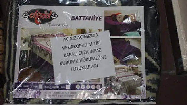 Vezirköprü Adliyesi depremzedeleri unutmadı