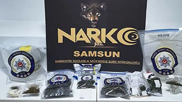 Samsun'da uyuşturucu operasyonu: 3 gözaltı