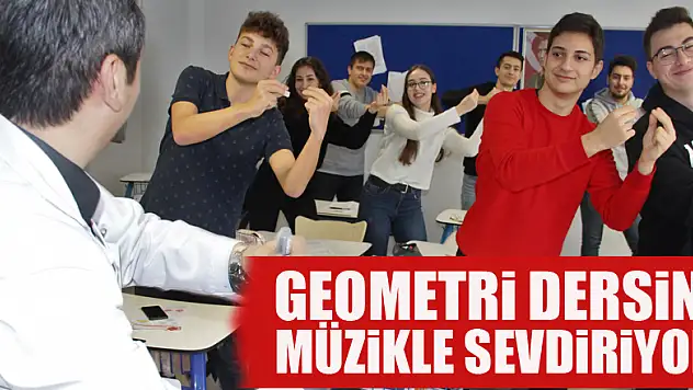 Geometri dersini müzikle sevdiriyor