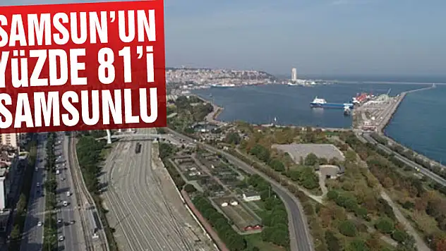 910 bin 282 Samsunlu diğer illerde yaşıyor