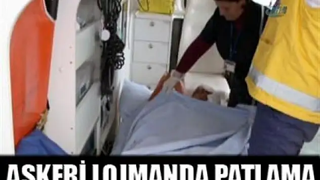 Askeri lojmanda patlama: 2 yaralı