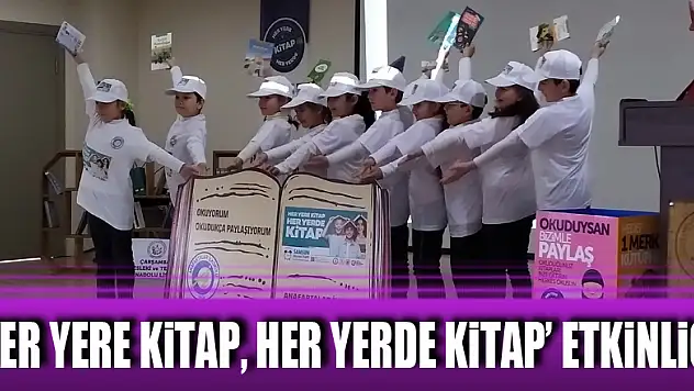 'Her Yere Kitap, Her Yerde Kitap' etkinliği