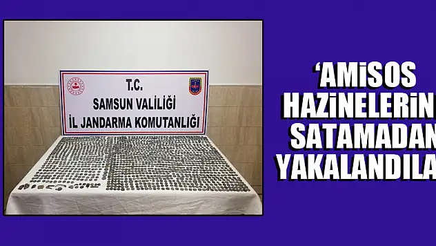 'Amisos hazinelerini' satamadan yakalandılar