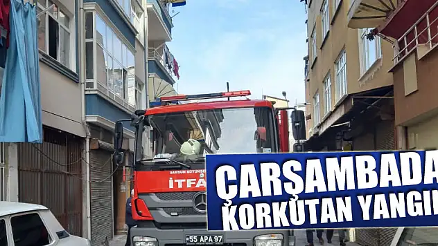 Çay Mahallesinde Korkutan Yangın
