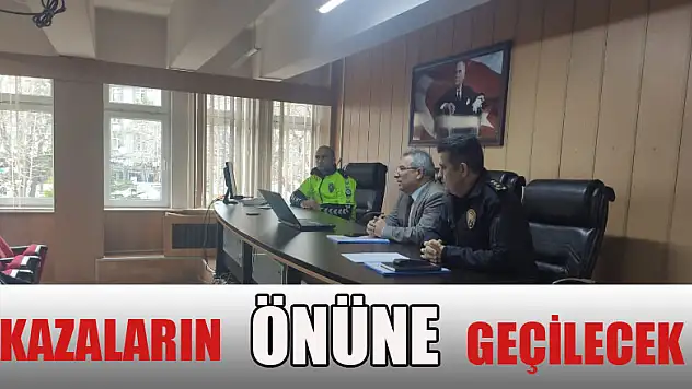 Kazaların önüne geçilecek!