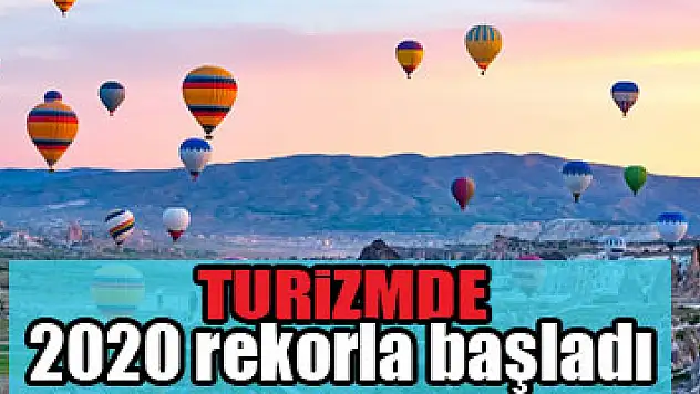 Turizmde 2020 rekorla başladı