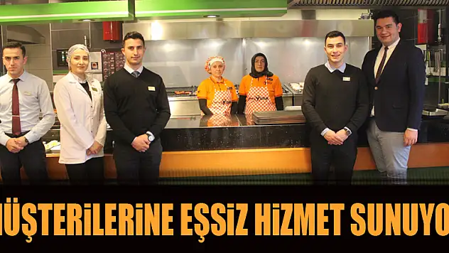 Müşterilerine eşsiz hizmet sunuyor