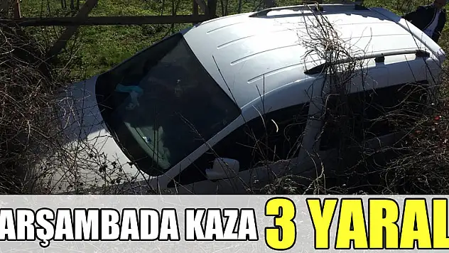 Çarşamba'da kaza: 3 yaralı