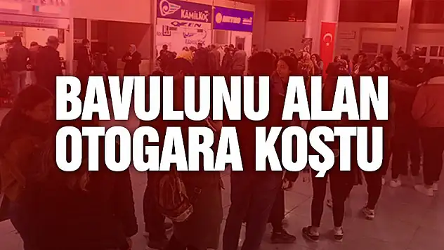 Otogarlarda 'üniversiteler için tatil' yoğunluğu