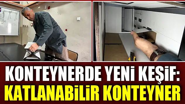 Konteynerde yeni keşif: Katlanabilir konteyner