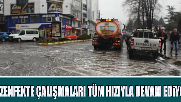 Dezenfekte Çalışmaları Tüm Hızıyla Devam Ediyor