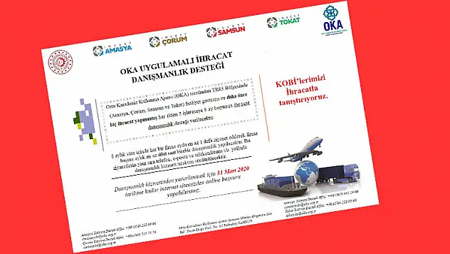 OKA'dan ihracat yapmak isteyen firmalara destek