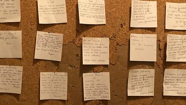 Samsun'da sağlıkçı aileye moral notları