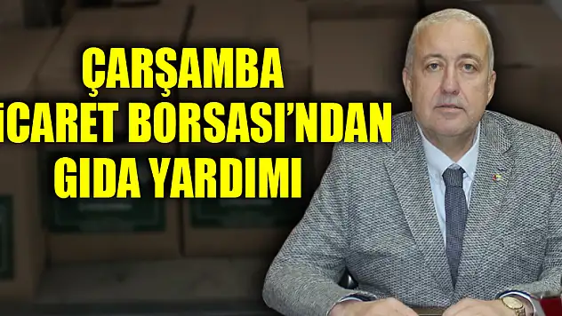 ÇTB'den gıda yardımı