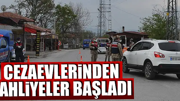 Samsun'da cezaevlerinden tahliyeler başladı