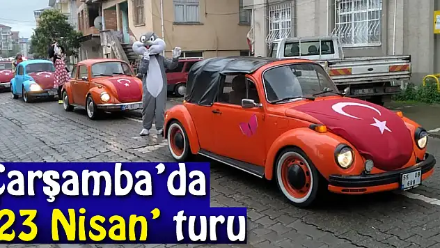 Çarşamba'da '23 Nisan' turu
