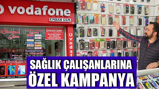 Sağlık çalışanlarına özel kampanya
