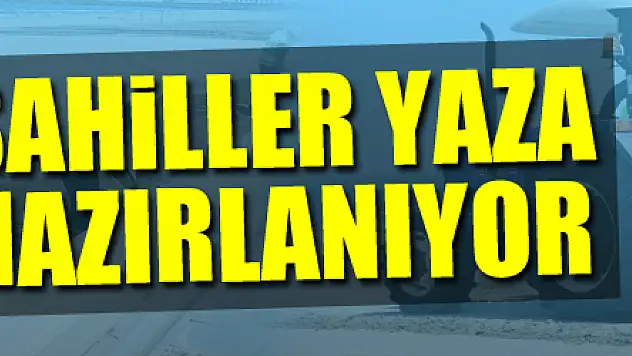 Samsun sahilleri yaza hazırlanıyor