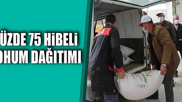 Yüzde 75 hibeli çeltik tohumu dağıtımı