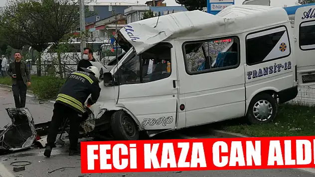 Feci kaza can aldı