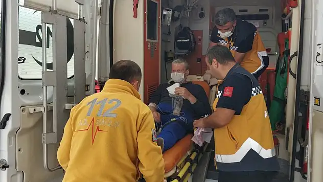 Akciğer hastası, ambulans helikopterle hastaneye kaldırıldı   