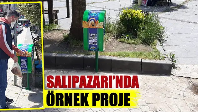 SALIPAZARI'NDA ÖRNEK PROJE