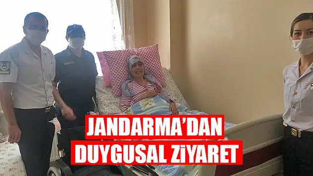 Jandarmadan duygusal ziyaret