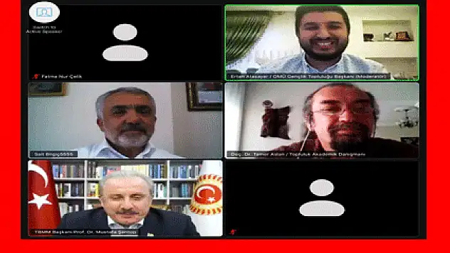 TBMM Başkanı Mustafa Şentop canlı yayında OMÜ'lü gençlerle sohbet etti