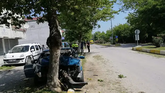 Alaçam'da trafik kazası: 1 yaralı