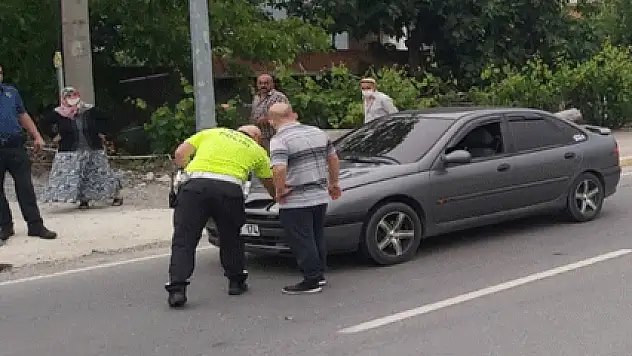 Samsun'da otomobilin çarptığı çocuk ağır yaralandı