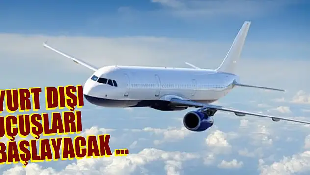 Bakan Karaismailoglu: 'Yurt dışı uçuşları başlayacak...